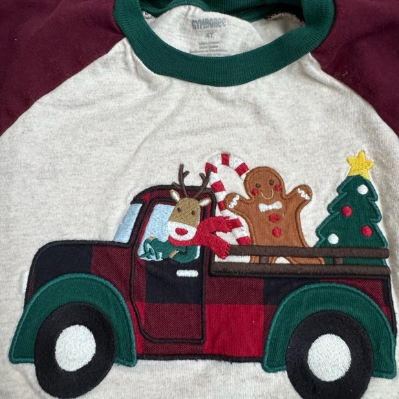 Kids Christmas Graphic long sleeve Tees 4T - Picture 2 of 6